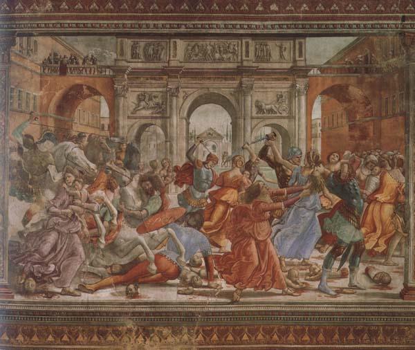 Domenicho Ghirlandaio Kindermord von Bethlehem oil painting image